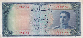 Iran, 500 Rials, 1951, VF, p52
There are openings.
Estimate: USD 30-60