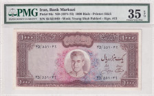 Iran, 1.000 Rials, 1971/1973, VF, p94c
PMG 35 EPQ
Estimate: USD 75-150