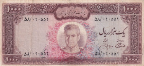 Iran, 1.000 Rials, 1971/1973, FINE, p94c
Estimate: USD 15-30
