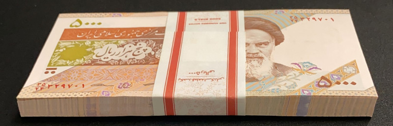 Iran, 5.000 Rials, 2013, UNC, p152, BUNDLE
(Total 100 consecutive banknotes)
E...