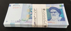 Iran, 20.000 Rials, 2014, UNC, p153, BUNDLE
(Total 100 banknotes)
Estimate: USD 30-60