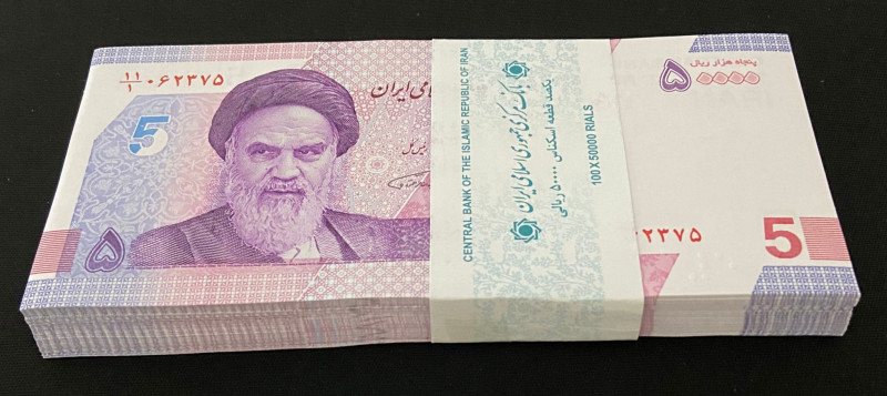 Iran, 50.000 Rials, 2021, UNC, pNew, BUNDLE
(Total 100 banknotes)
Estimate: US...