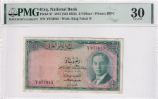 Iraq, 1/4 Dinar, 1955, VF, p37
PMG 30
Estimate: USD 100-200