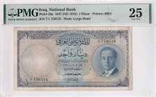 Iraq, 1 Dinar, 1955, VF, p39a
PMG 25
Estimate: USD 250-500