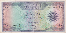Iraq, 10 Dinars, 1959, XF, p55
There are cracks, rips and stains
Estimate: USD 25-50