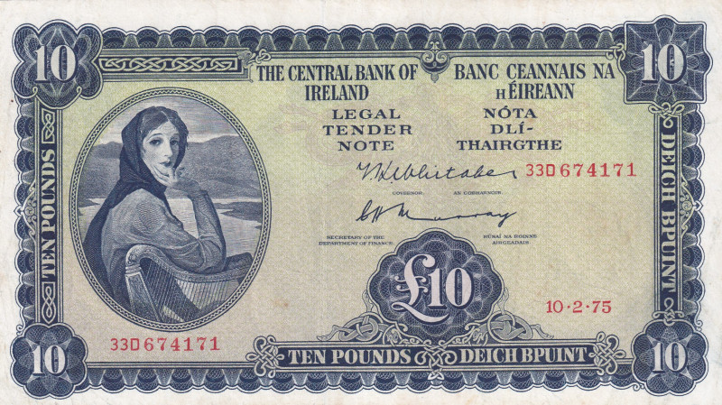 Ireland, 10 Pounds, 1975, VF(+), p66c
There are minor openings.
Estimate: USD ...