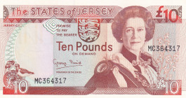 Jersey, 10 Pounds, 1993, UNC, p22a
Estimate: USD 50-100