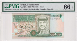 Jordan, 1 Dinar, 1996, UNC, p29b
PMG 66 EPQ
Estimate: USD 30-60