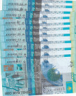 Kazakhstan, 500 Tenge, 2017, UNC, p29a
(Total 10 consecutive banknotes)
Estimate: USD 30-60