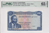 Kenya, 20 Shillings, 1973, UNC, p8d
PMG 65 EPQ, Central Bank
Estimate: USD 100-200