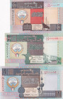 Kuwait, 1/4-1/2-1 Dinar, 1994, UNC, p23f; p24f; p25f, (Total 3 banknotes)
Top 100 Serial Numbers, With the same serial number
Estimate: USD 25-50