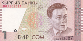 Kyrgyzstan, 1 Som, 1999, UNC, p15, Full Radar
Estimate: USD 15-30