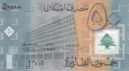 Lebanon, 50.000 Livres, 2014, UNC, p97
Commemorative and Polymer Banknote
Estimate: USD 30-60