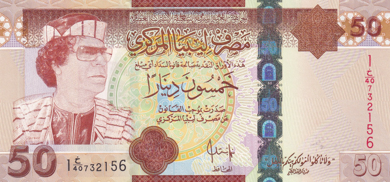 Libya, 50 Dinars, 2008, UNC, p75
Estimate: USD 20-40