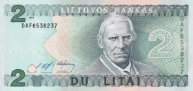 Lithuania, 2 Litai, 1993, UNC, p54a
Estimate: USD 15-30