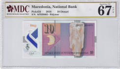 Macedonia, 10 Denari, 2018, UNC, p25
MDC 67 GPQ
Estimate: USD 25-50