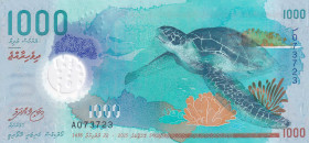 Maldives, 1.000 Rufiyaa, 2015, UNC, p31
Polymer plastics banknote
Estimate: USD 100-200