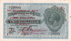 Malta, 1 Shilling, 1940, UNC(-), p15
Stained
Estimate: USD 0