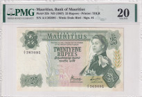Mauritius, 25 Rupees, 1967, VF, p32b
PMG 20, Queen Elizabeth II. Potrait
Estimate: USD 30-60