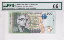 Mauritius, 200 Rupees, 2013, UNC, p61b
PMG 66 EPQ
Estimate: USD 25-50