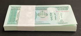 Mongolia, 10 Tugrik, 2018, UNC, p62j, BUNDLE
(Total 100 consecutive banknotes)
Estimate: USD 25-50