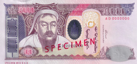 Mongolia, 5.000 Tugrik, 2003, UNC, p68s, SPECIMEN
Estimate: USD 50-100