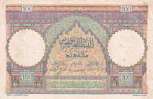 Morocco, 100 Francs, 1950, VF, p45
Estimate: USD 35-70