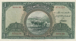 Turkey, 1 Livre, 1927, UNC, p119, 1.Emission
Light handling
Estimate: USD 2000-4000