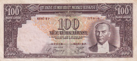 Turkey, 100 Lira, 1938, XF, p130, 2.Emission
Estimate: USD 4.000-8.000