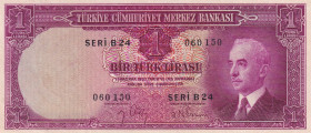 Turkey, 1 Lira, 1942, UNC(-), p135, 2.Emission
Light handling
Estimate: USD 400-800