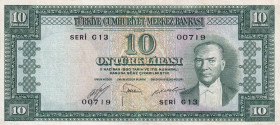 Turkey, 10 Lira, 1952, XF, p156, 5.Emission
Pressed
Estimate: USD 100-200