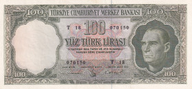 Turkey, 100 Lira, 1962, AUNC, p176, 5.Emission
Natural
Estimate: USD 200-400