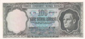 Turkey, 100 Lira, 1964, AUNC(+), p177, 5.Emission
Natural
Estimate: USD 75-150