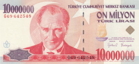 Turkey, 10.000.000 Lira, 1999, UNC, p214, 7.Emission
ERROR, Back side
Estimate: USD 150-300