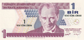 Turkey, 1 New Lira, 2005, UNC, p216, 8.Emission
Low Serial Number
Estimate: USD 15-30