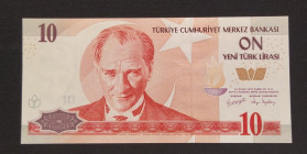 Turkey, 10 New Lira, 2005, UNC, p218, 8.Emission
Top 10 Serial Numbers
Estimate: USD 50-100