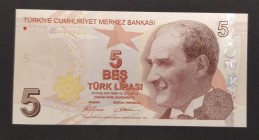 Turkey, 5 Lira, 2009, UNC, p222a, 9.Emission
Repeater
Estimate: USD 75-50