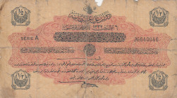 Turkey, Ottoman Empire, 1/2 Livre, 1916, POOR, p89, Radar
V. Mehmed Reşad Period, AH: 6 August 1332,sign: Talat / Hüseyin Cahid
Estimate: USD 30-60...