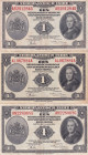 Netherlands Indies, 1 Gulden, 1943, p111a, (Total 3 banknotes)
VF(+); AUNC; XF
Estimate: USD 30-60