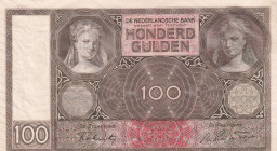 Netherlands, 100 Gulden, 1942, UNC(-), p51c
Estimate: USD 30-60