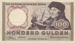 Netherlands, 100 Gulden, 1953, VF(+), p88
Slightly stained
Estimate: USD 60-120