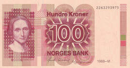 Norway, 100 Kroner, 1988, AUNC, p43d
Estimate: USD 20-40