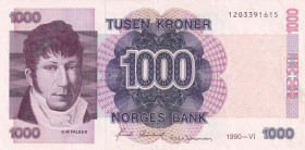 Norway, 1.000 Kroner, 1998, XF(+), p45a
Estimate: USD 200-400