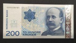 Norway, 200 Kroner, 2009, UNC, p50e
Estimate: USD 30-60
