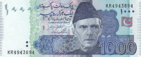 Pakistan, 1.000 Rupees, 2016, UNC, p50k
Estimate: USD 15-30