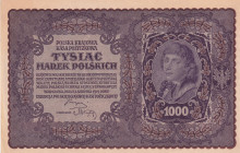 Poland, 1.000 Marek, 1919, UNC(-), p29
Estimate: USD 20-40