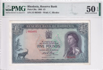 Rhodesia, 5 Pounds, 1966, AUNC, p29a
PMG 50 EPQ
Estimate: USD 500-1000