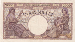 Romania, 2.000 Lei, 1941, XF(-), p53a
Stained
Estimate: USD 20-40