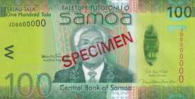 Samoa, 100 Tala, 2017, UNC, p44bs, SPECIMEN
Estimate: USD 50-100