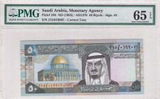 Saudi Arabia, 50 Riyals, 1983, UNC, p24b
PMG 65 EPQ
Estimate: USD 50-100